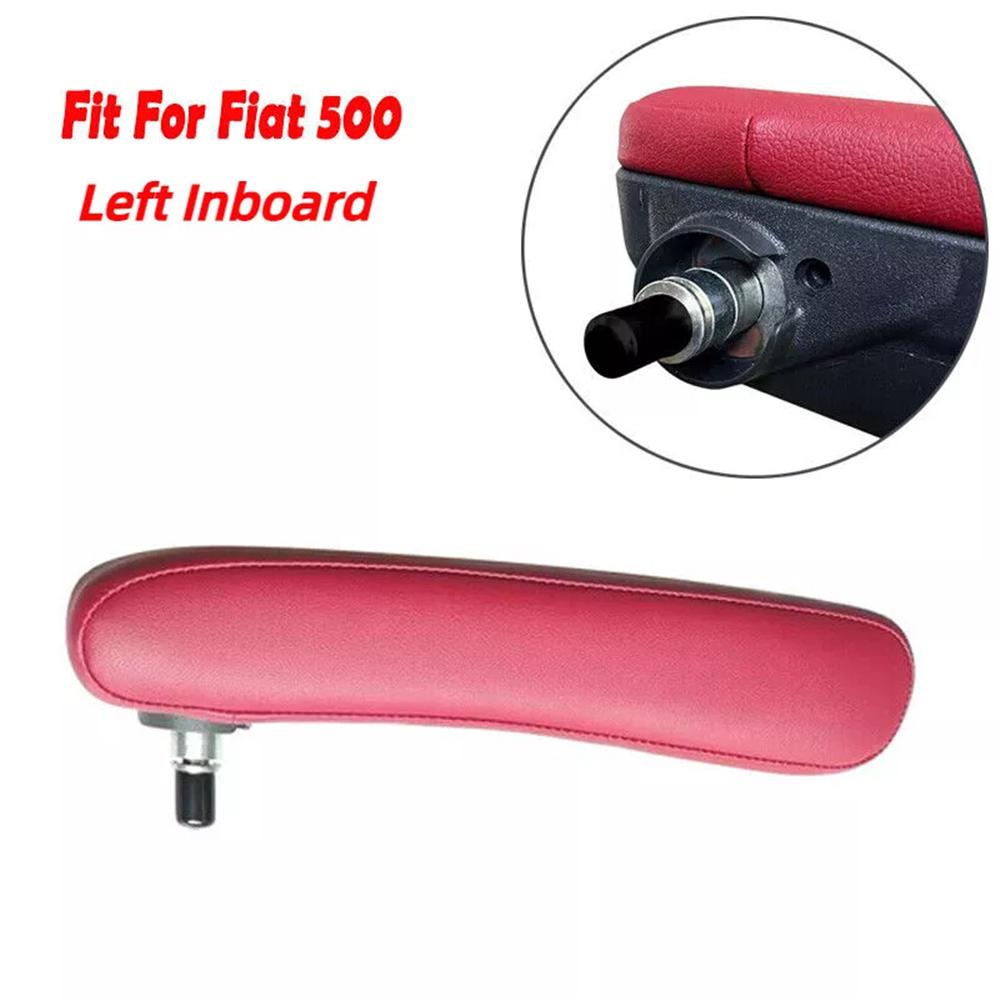Leather Front Seat Armrest Front Left Inboard For 2016-2019 Fiat 500 6BV31KRLAA