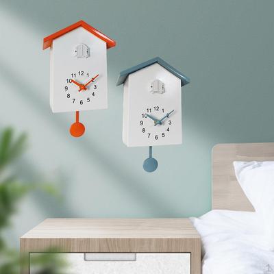 2x Cuckoo Wall Clock Pendulum Watch Decor