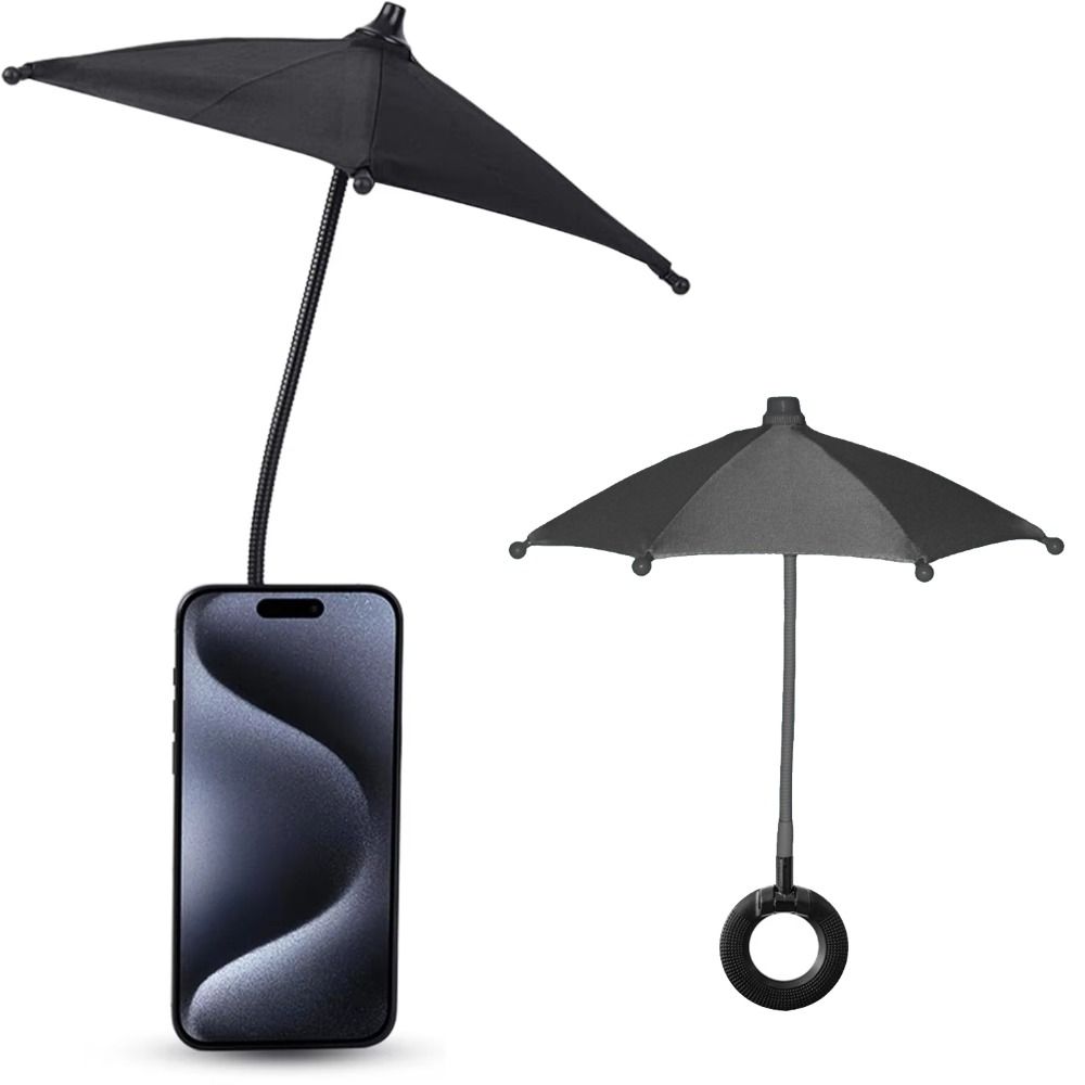 Flexible Angle Design Phone Umbrella Sun Shade Magnetic Phone Stand  Cycling Protection
