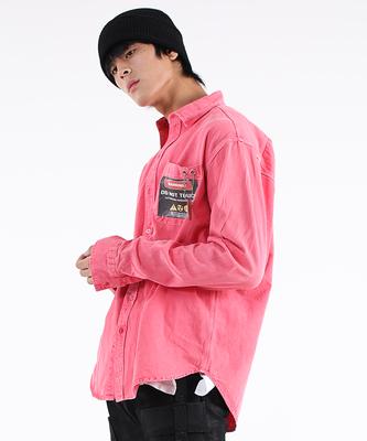 BLAHBANG Slash Wash Shirt (Pink)