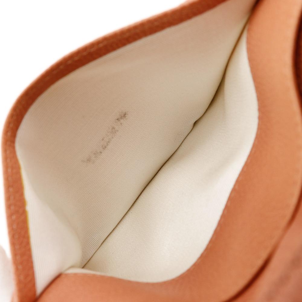 Chanel COCO Mark Tri-fold Wallet Pink Caviar Skin Women Used