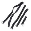 10Pcs 20Mm Hook And Loop Cable Tie Reusable Cable Straps Adjustable Wire Organizer For Cable Management Multiple Sizes