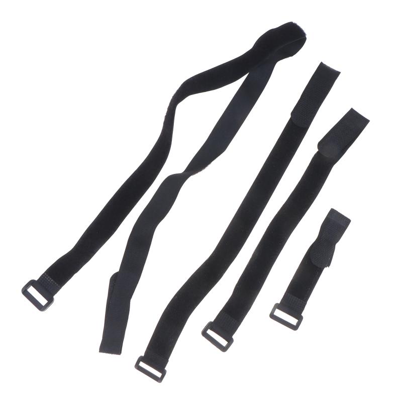 10Pcs 20Mm Hook And Loop Cable Tie Reusable Cable Straps Adjustable Wire Organizer For Cable Management Multiple Sizes