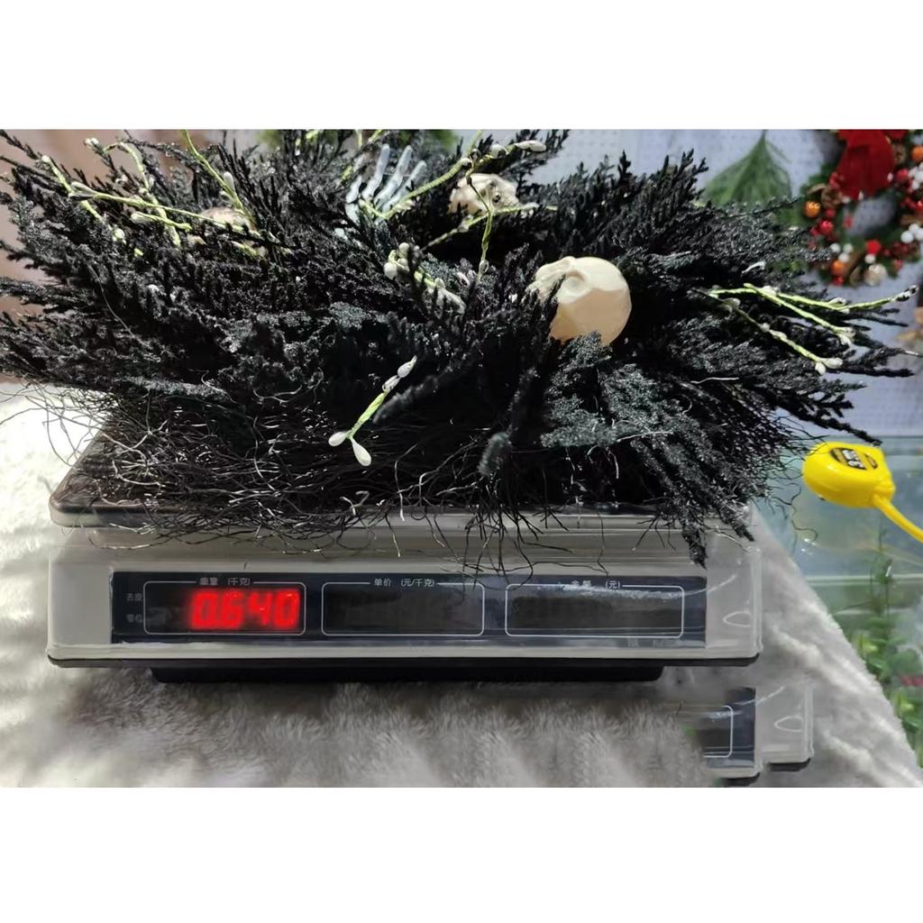 Dekoracja na imprezę Ręcznie robiona Zawieszka na drzwi Układ miejsca Halloweenowy wieniec