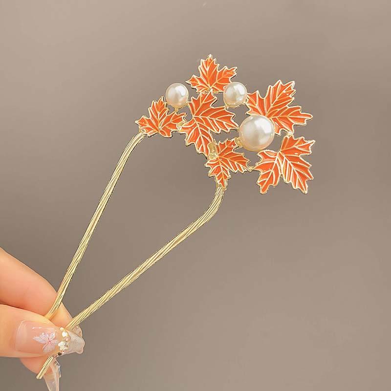 

Элегантная цветочная U-образная заколка для волос в китайском стиле, кисточка, палочка для волос, роскошный аксессуар для прически, женское украшение, шпилька для волос, игла для волос