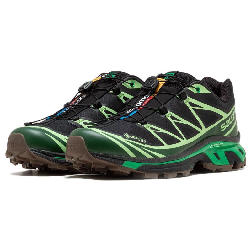 SALOMON XT 6 Gtx 'Black Eden Green Ash' Sneakers 472921
