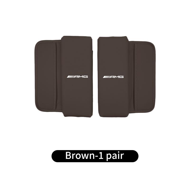 Car Armrest Cushion Anti Scratch Protection Cover Storage Pocket For Mercedes Benz AMG C180 C300 W124 W176 W177 C200 C260 GLC