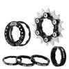 MORYTRADE Single Speed Conversion Kit Cog Spacer Sprocket Shimano Free Compatible SSCX 16T Black