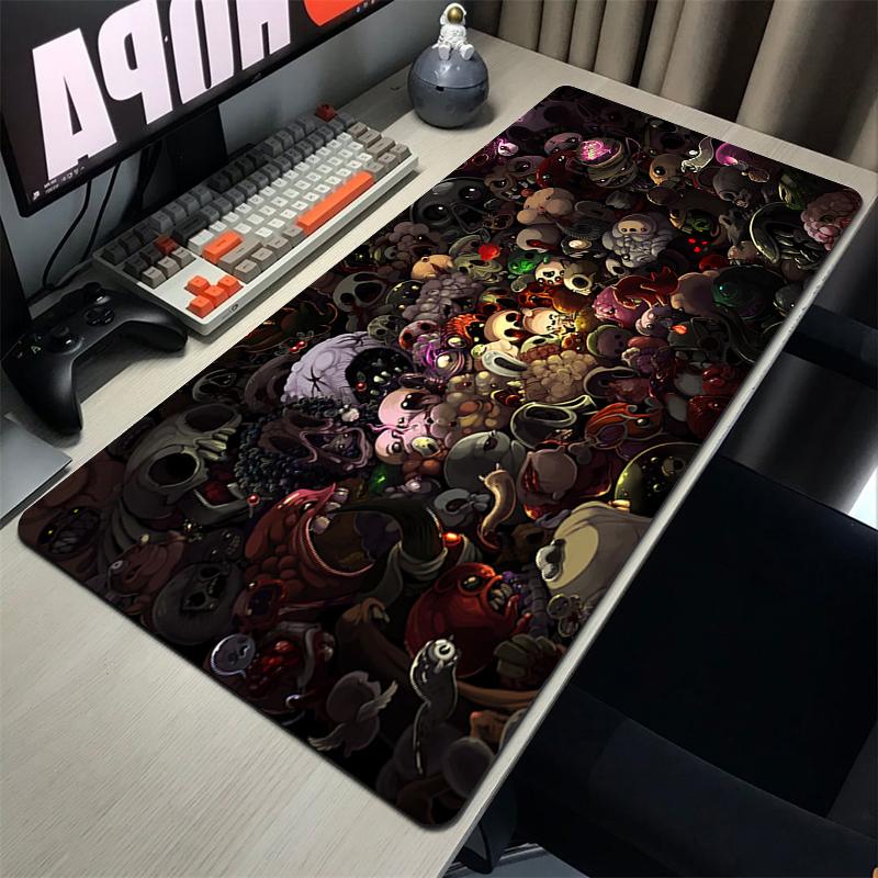 The Binding Of Isaac Mauspads Gamer Gaming Tastaturunterlage Computerzubehör Schreibtischunterlage Mauspads Gummimatte PC Schrank Mauspads