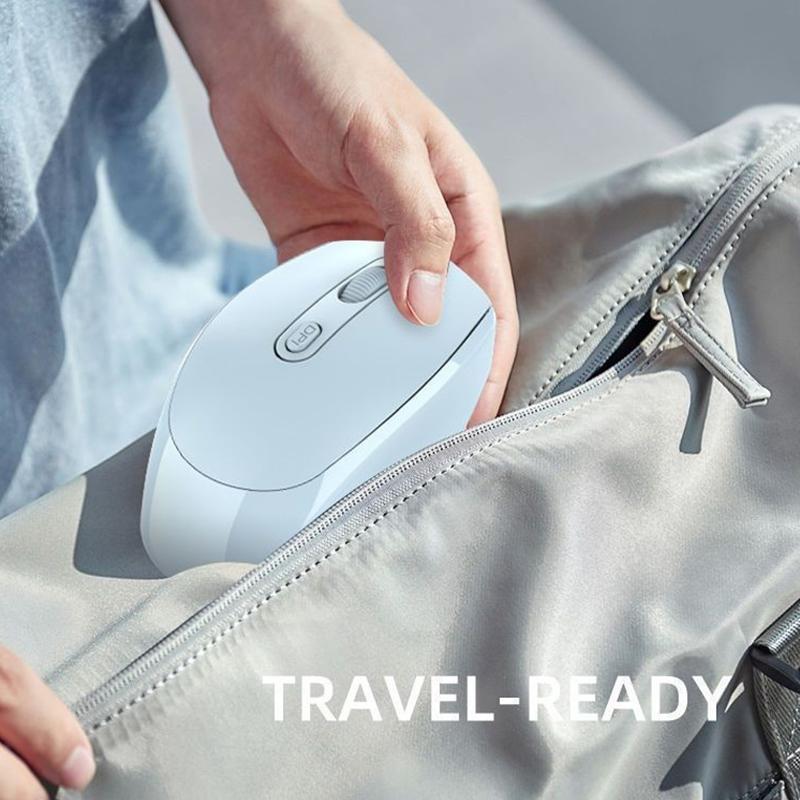 Mouse Wireless USB Ricaricabile Bluetooth Silenzioso 2.4G Mouse da Gioco Ergonomico per Macbook Notebook PC Laptop Ufficio