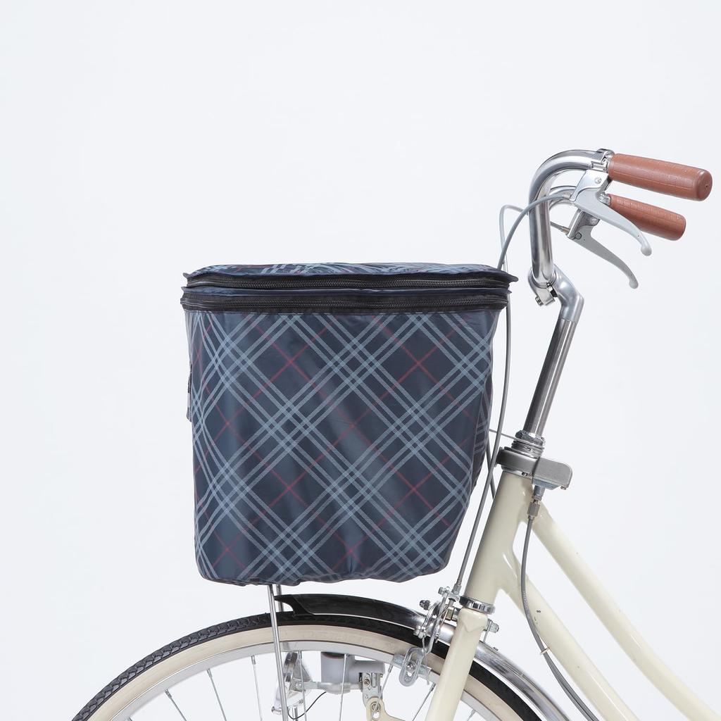 Kawasumi Manufacturing Front Basket Cover Navy CH Co., Ltd. (kawasumi) 2-tier KW-256F