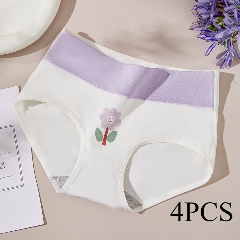 Underwear Made of Pure Cotton Designed for Women with A Tight Belly Women's Triangle with No Trace Cute Girl Panties