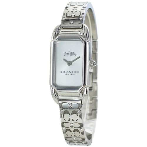 

Coach Women s CADIE Small Watch with Bracelet, Silver, 14504147