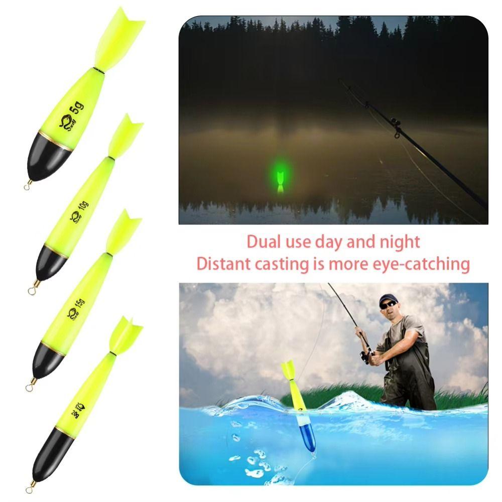 Big Buoyancy Luminous Electronic Fish Float ABS Fishing Vertical Float  Shallow Water