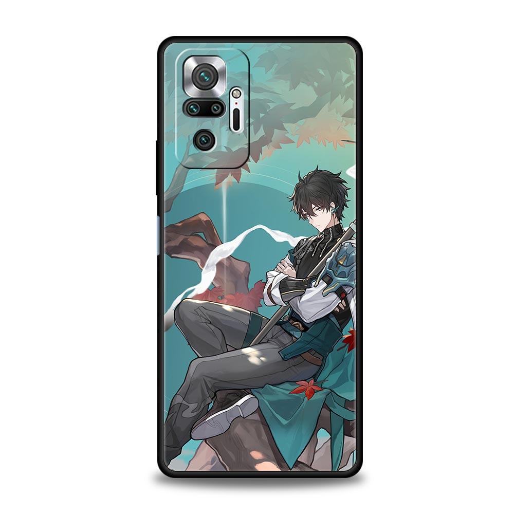 Honkai Star Rail Blade Jing Yuan Phone Case For Xiaomi Redmi Note 12 5G 11 10 Pro Plus 9S 9 8 7 9T 8T 10C 9C 9A K50 Gaming Cover