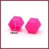 20 Pcs 19mm Pink Silicone Luminous Car Wheel Tyre Hub Screw Bolt Nut Cap Covers Replace Parts