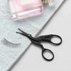 Facial Hair Scissors Rounded Professional Stainless Steel Mustache Nose Hair Beard Eyebrows Eyelashes Trimming Clippers