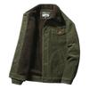 Herren Winter Casual Jacke mit Pelzkragen Herrenmantel Warmer Baumwollmantel Herren Warmer Mantel Plus Samt Verdickte Cordjacke