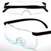 250 Degree Magnifiers Eyewear Clear Rimless Reading Glasses Frameless Eyeglasses  Elder