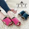 Fit It ACTIVE TTT Cm Slippers, Black, 25.5