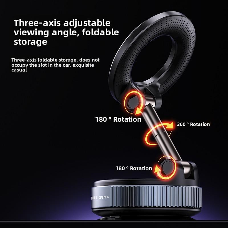 Vacuum Suction Cup Car Magnetic Suction Bracket Car Mobile Phone Bracket for Car Navigator