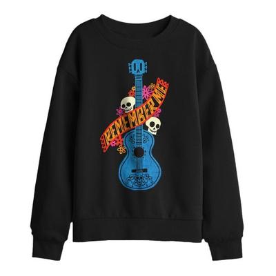 Childrens/Kids Remember Me Guitar With Skulls Sweatshirt