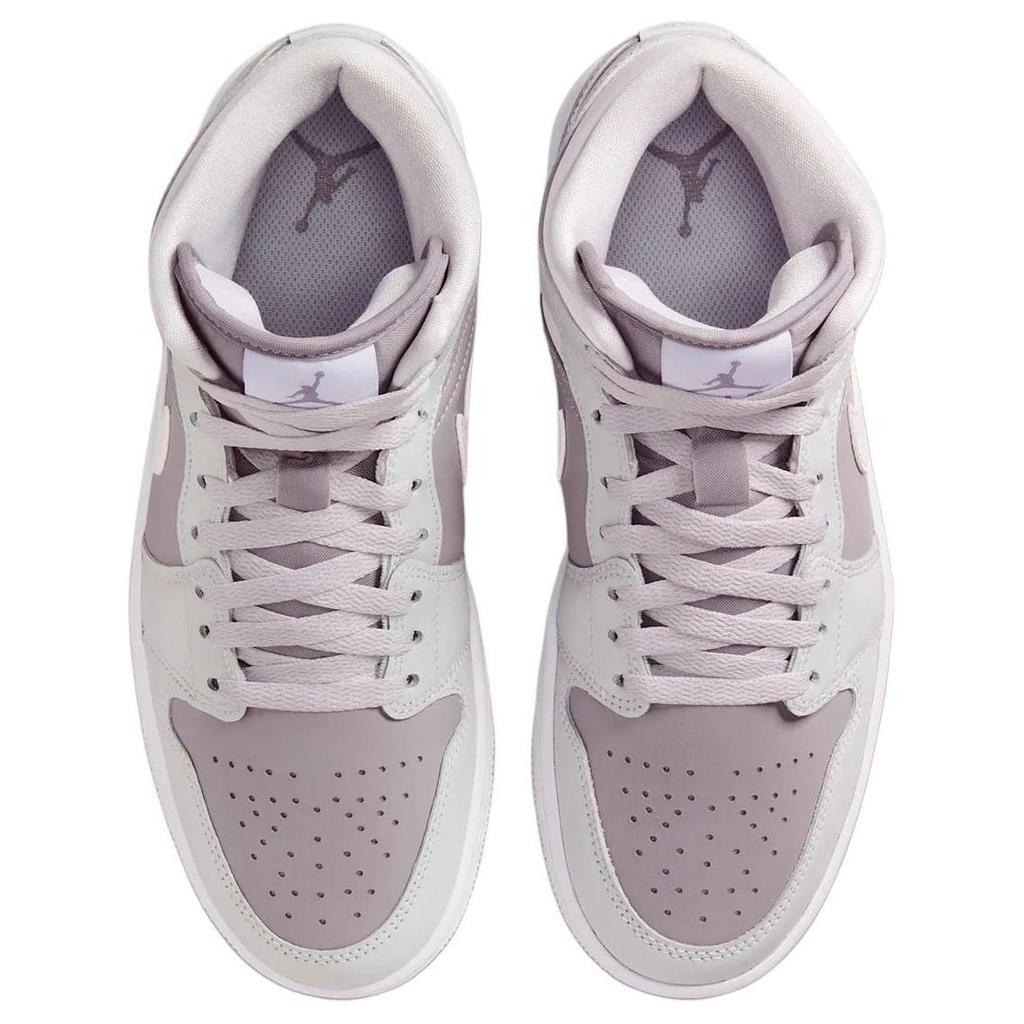 Jordan 1 Mid Photon Dust Atmosphere Grey Women's BQ6472-008