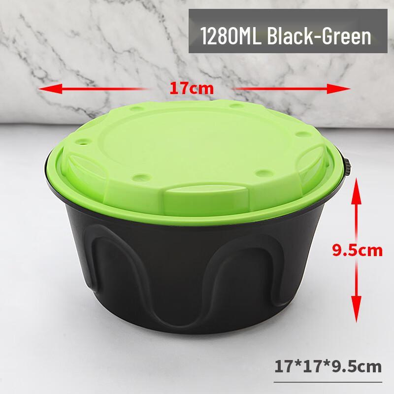 Disposable Round Tamper-Proof Locking Meal Boxes