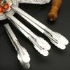 Stainless Steel Food Tongs Kitchen Access Utensils Buffet Cooking Tools Anti Heat Pastry Bread Clip Clamp Bbq Salad Tong Tools
