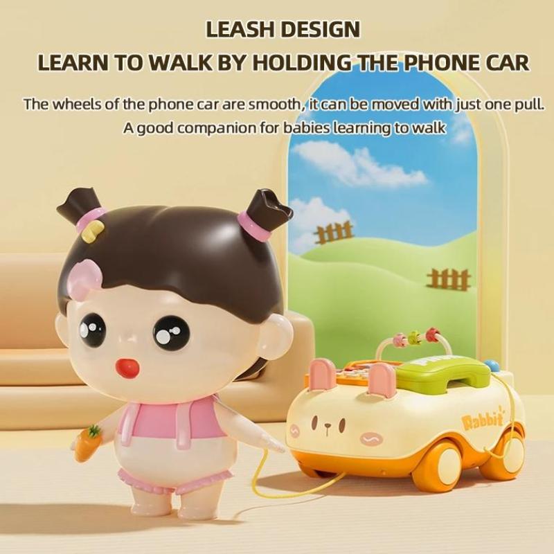 Giocattoli Telefonici Musicali in Inglese per Bambini Apprendimento Precoce Musicali Cartoni Animati Telefonini Giocattolo Educazione Bambini