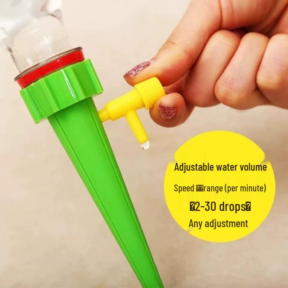 Automatic Drip Irrigation Hose with Adjustable Flow & Switch Control for Easy Plant Watering