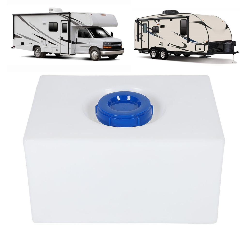 17 Gallon RV Water Storage Tank Food Grade PE Water Holding Tank with Sealing Cover for Trailers Camper Boats Yachts