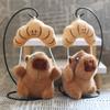 Cute Chute Cartoon Capybara Plush Keychain Children Accessories Dolls Gift