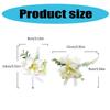 Artificial Silk Flower With Pin Clip Realistic Flower Decoration Set For Elegant Wedding Corsage And Wrist Flower