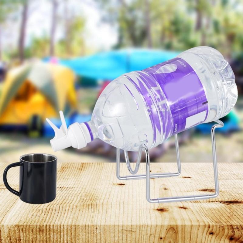Portable Water Bucket Stand 20kg Capacity Outdoor Camping Gear with Nonslip Feet Suitable for Stable Water Dispensing