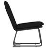 Black Lounge Chair 52 X 75 X 76 Cm Fabric