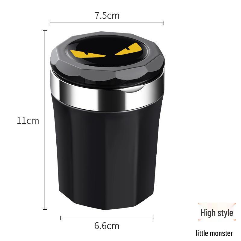 High Flame Retardant Car Ashtray with Lid & Light for 2025 GAC GS8/M8 Interior Modification