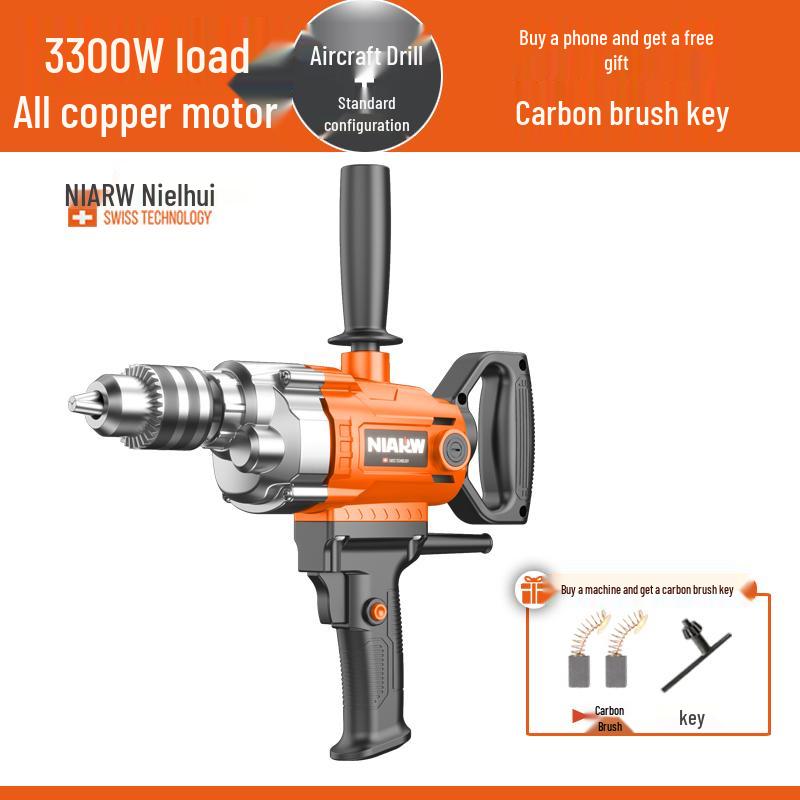 

High-Power Electric Drill & Cement Mixer for Concrete and Paint