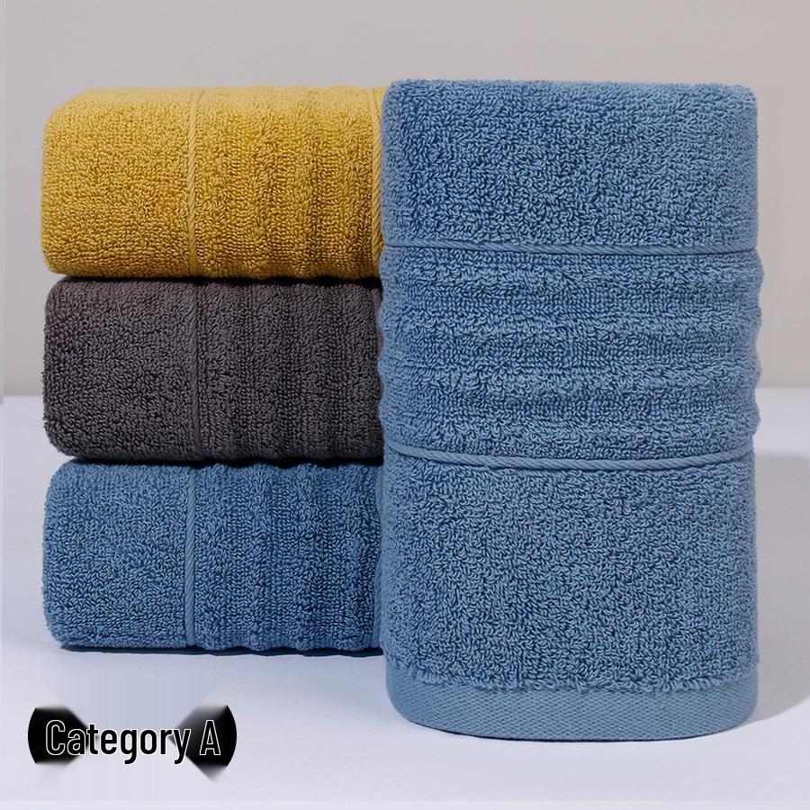 Premium Ansiktshandduk i Helt Bomull - Mjuk, Tjock, Absorberande för Vuxna