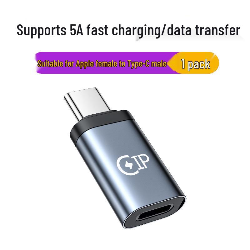 Adaptér nabíjecího kabelu Apple na Type-C - Samice Lightning konektor