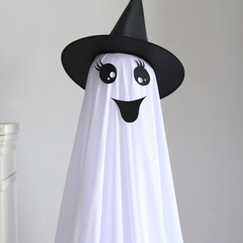 Świecący Duch Straszny Duch Dekoracja Halloweenowa ze Światełkami LED Straszne Stojące Duchy Dekoracja na Drzwi Wejściowe Ganek Podwórko Domową Imprezę
