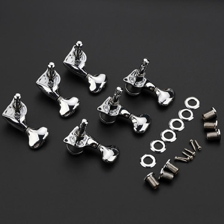 Guitar String Tuning Pegs 3L3R Metal Guitar Tuners Metal Tuners Guitar Accessories Machine Head Locking Tuning Machines