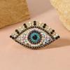 Stylish Devil's Eye Enamel Zircon Ring - Simple, Cute, and Adjustable