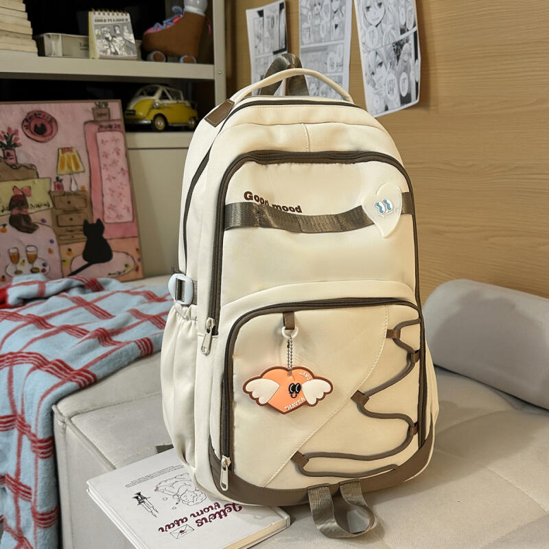 Large Capacity Backpack Women's Backpack Junior Senior High School Student Schoolbag