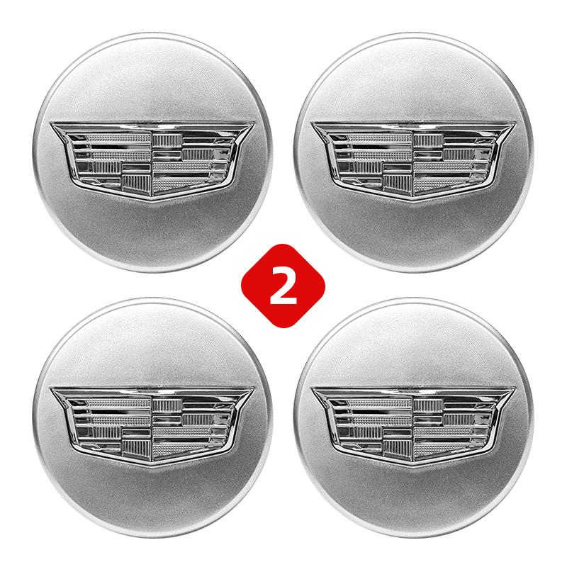 3D For Cadillac Escalade Deville CTS CT5 XT5 XTS XLR BLS SLS STS ATS 67mm 4pcs Car Wheel Center Hub Caps Cover Emblem Accessorie