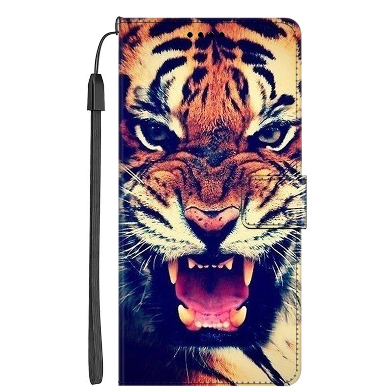 Animal Leather Flip Case for Samsung Galaxy M16 F16 5G Leather Magnetic Wallet Covers for Galaxy F16 Stand Phone Bag Galaxy M 16