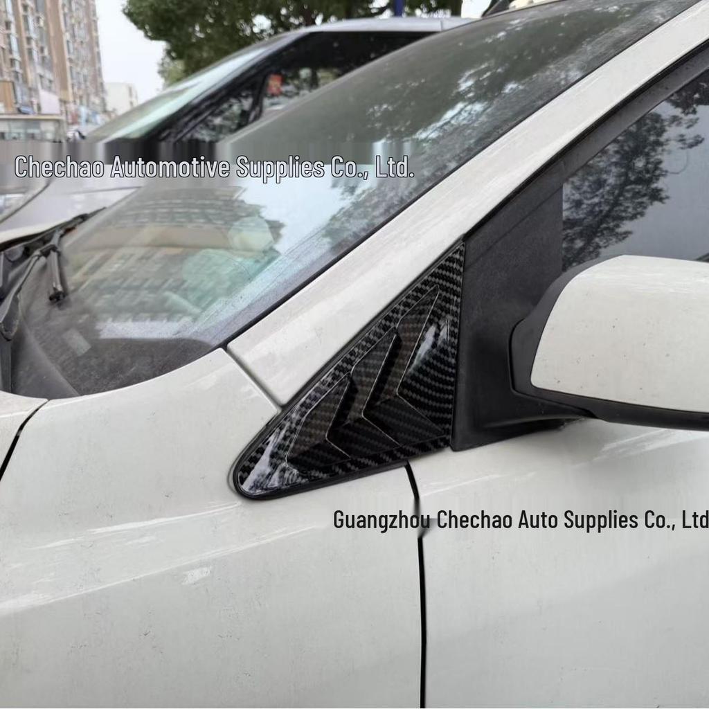 Hatchback Ford Focus 05-15 Front Triangular Window Louvers - Mustang Style Exterior Decoration