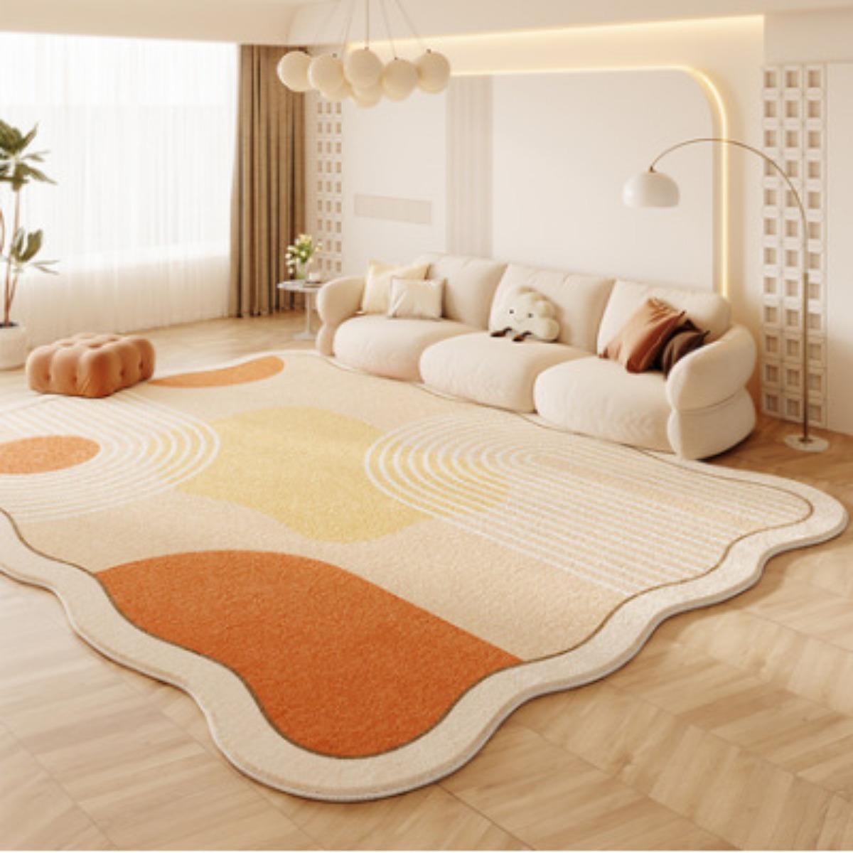 

Очень большой мягкий плюшевый коврик для пола - Нескользящая основа, машинная стирка, роскошный ковер для гостиной и спальни, элегантный коврик, удобный ковер 40*60cm