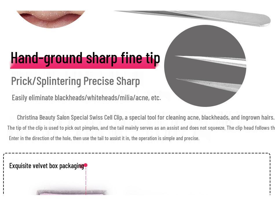 Christina Cell Acne Removal Needle No. 5 - Ultra Fine Blackhead & Pimple Clip