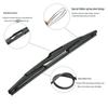 BAIC Senova X55 Rear Wiper Blade - Compatible with 15 Models, Plastic Frame, Natural Rubber Strip
